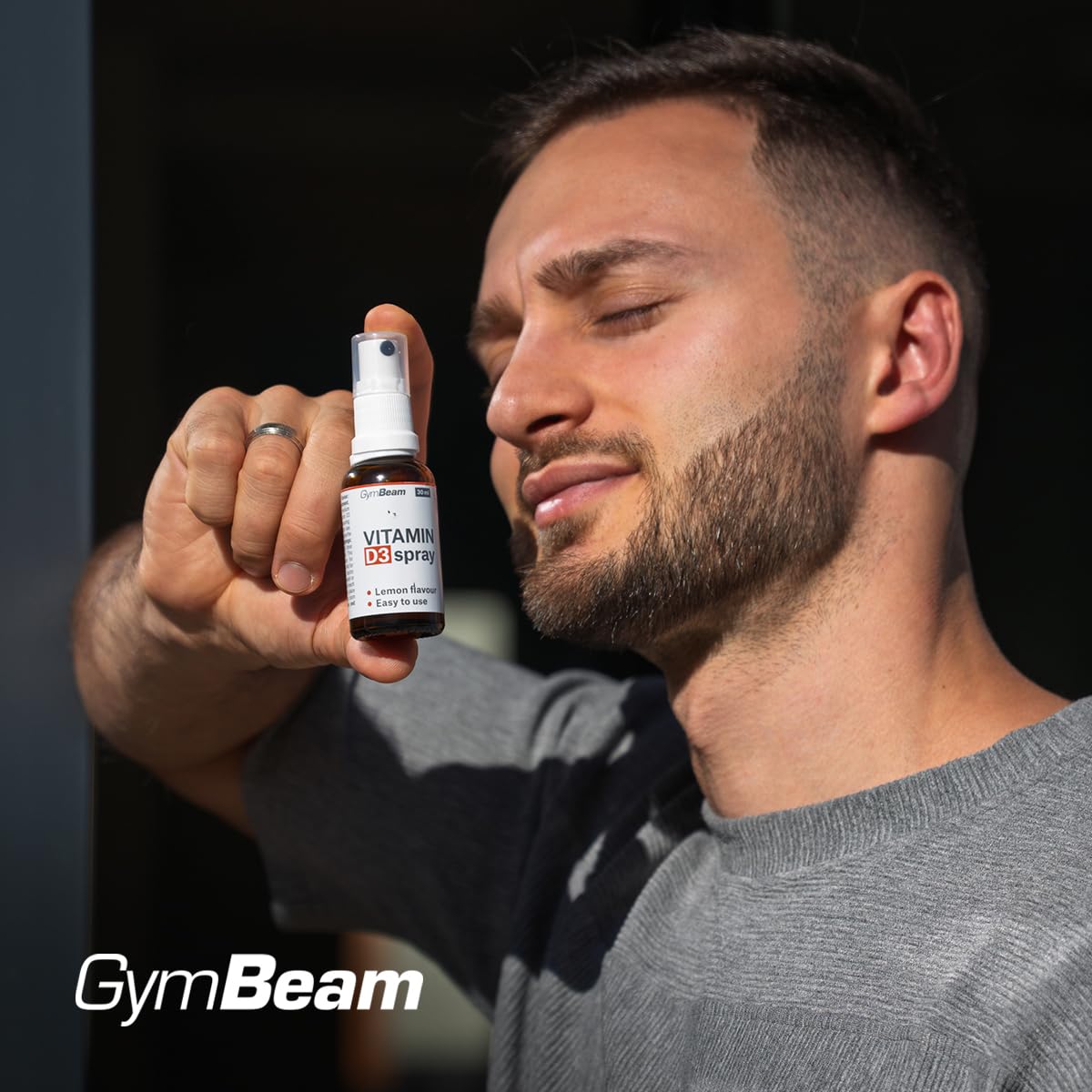 GymBeam Vitamina D3 Spray Integratore 30 ml Agrumi
