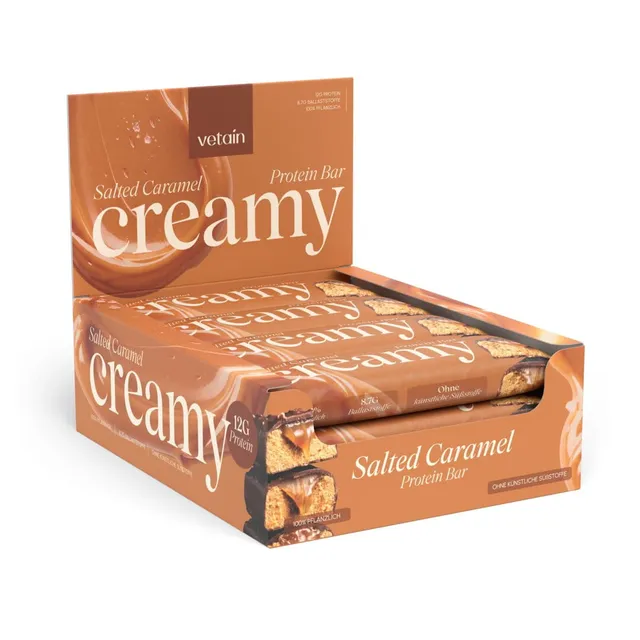 Vetain Creamy Barretta Proteica Salted Caramel 12pz