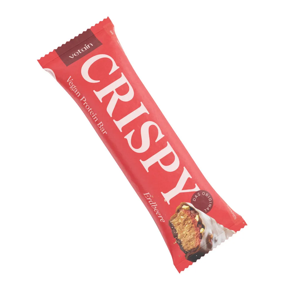 Vetain Crispy Vegan Protein Bar barretta fragola