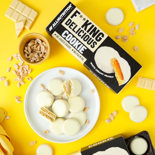 AllNutrition Fitking Cookie White Peanut 128g Snack