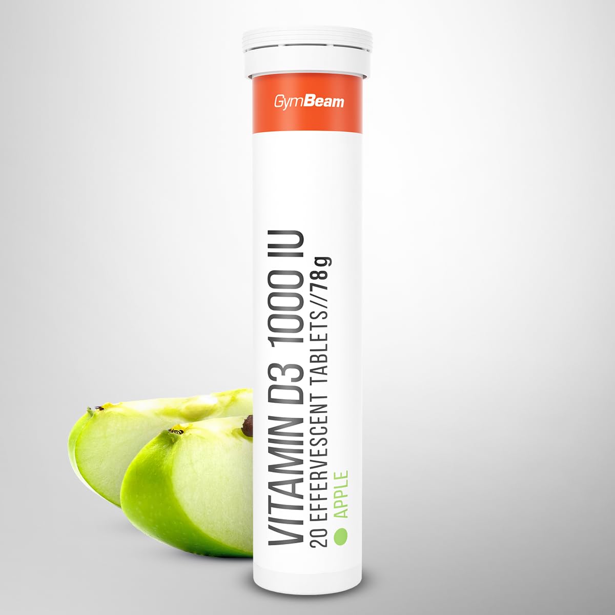 GymBeam Vitamina D3 Effervescente 1000 UI Compresse 20 Pezzi