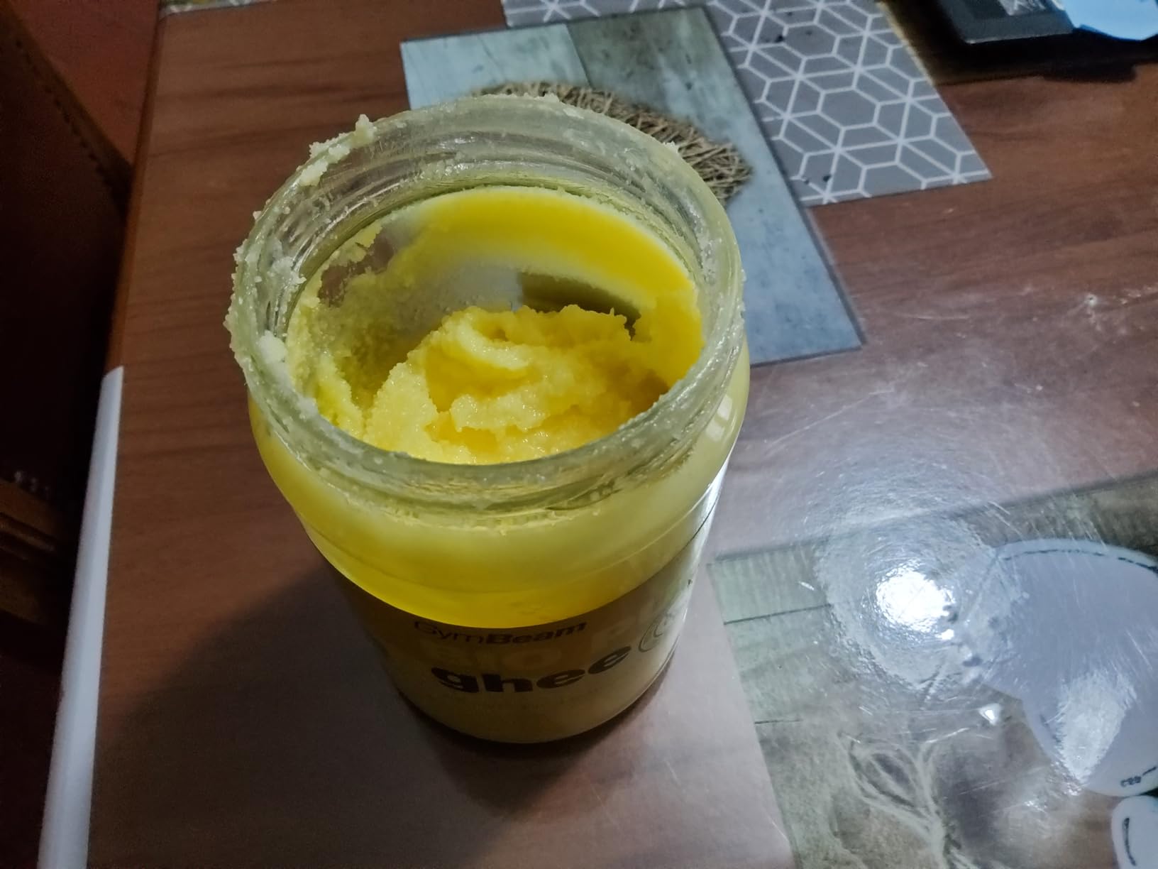 GymBeam Ghee Puro BIO Burro Chiarificato 500 g Senza Lattosio