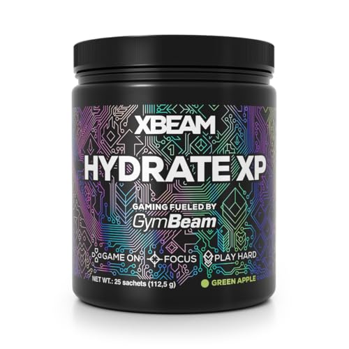 GymBeam XBEAM Hydrate XP Integratore Elettroliti Mela Verde 112,5 g