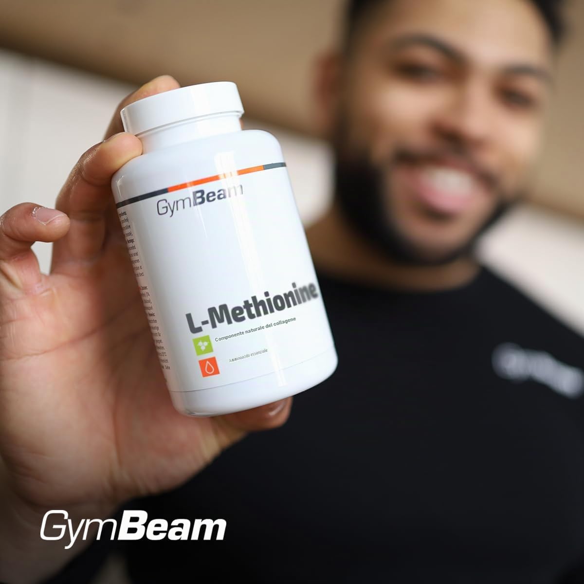 GymBeam L-Metionina 500mg 120 Capsule Aminoacido Creatina Pelle