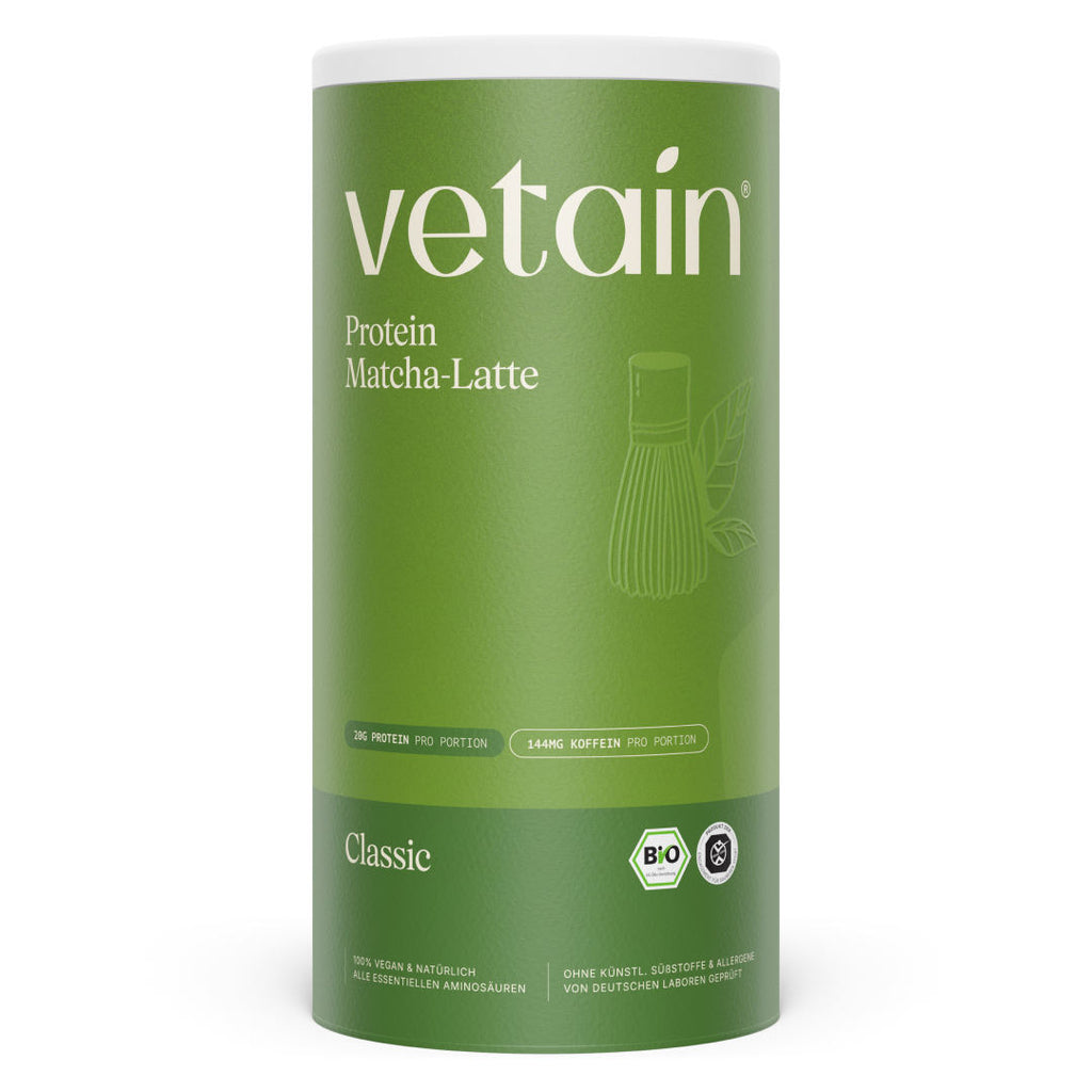Vetain Veganes Proteinpulver Matcha Latte proteine vegane 540g bio