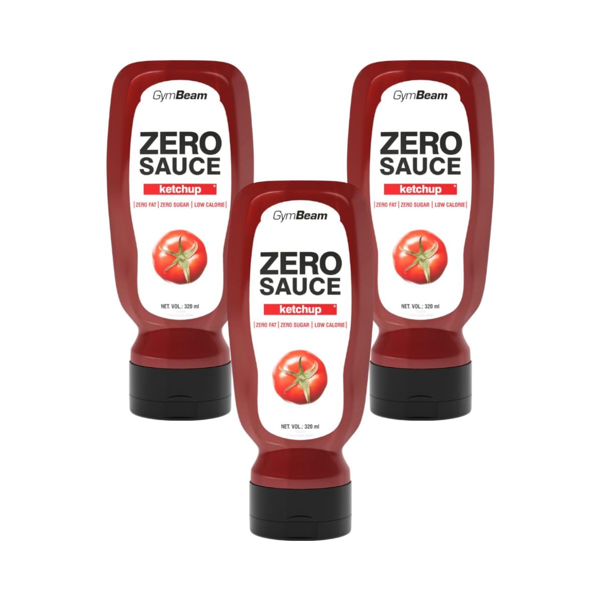 GymBeam Alimentazione Ketchup Zero salsa 320 ml vegano senza zucchero