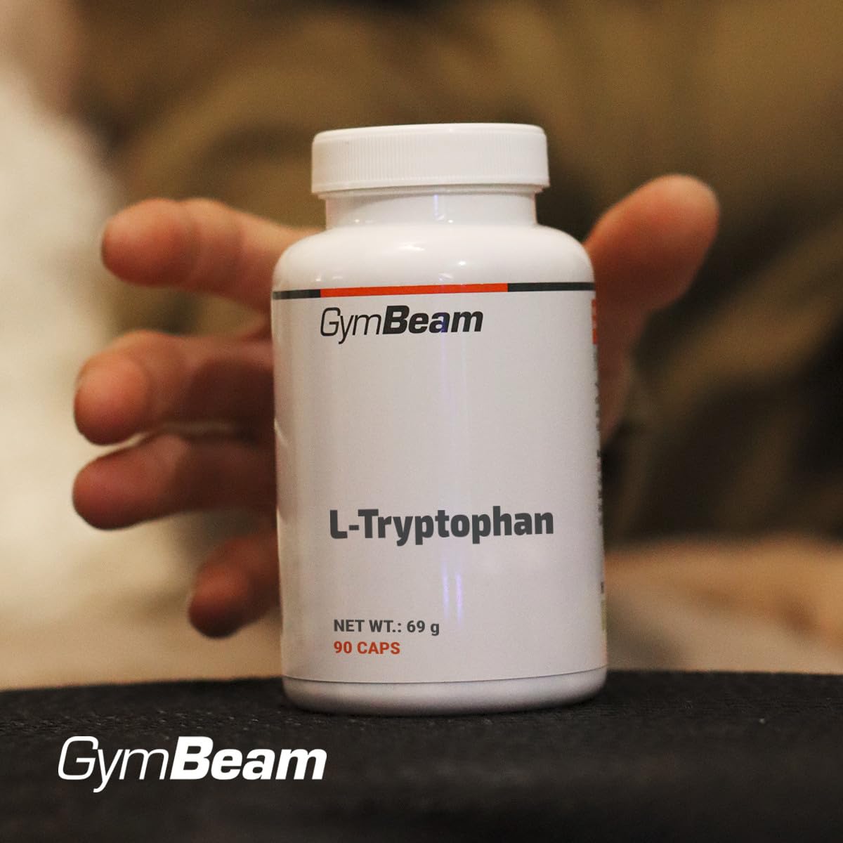 GymBeam Triptofano L-Triptofano 500 mg capsule vegane umore