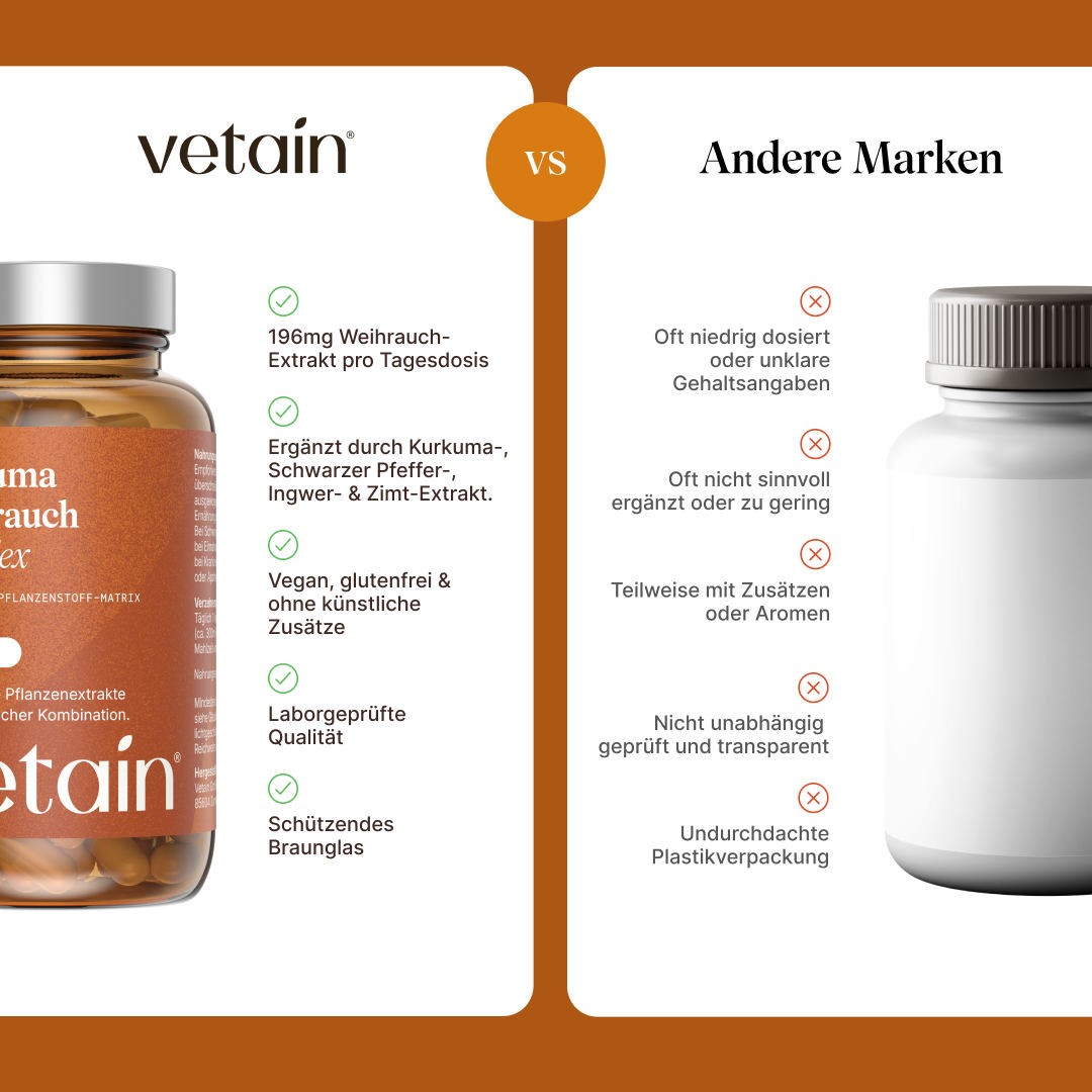 Vetain Kurkuma Weihrauch Komplex capsule 90 capsule vegane