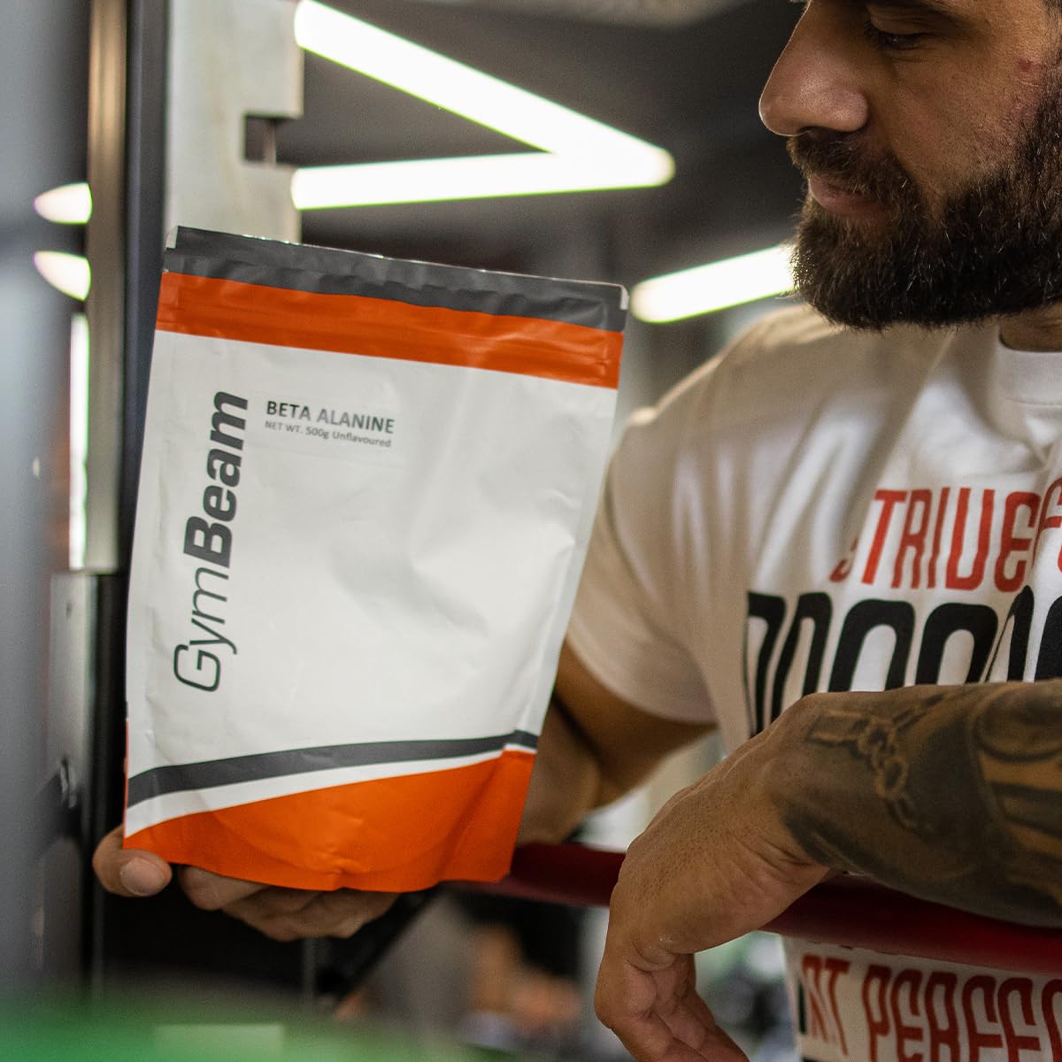 GymBeam Beta Alanina Polvere 250 g Gusto Neutro Pura