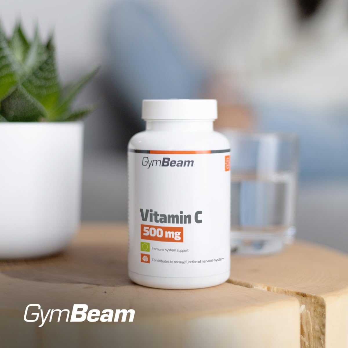 GymBeam Vitamina C 500 mg Capsule Acido Ascorbico Immunità