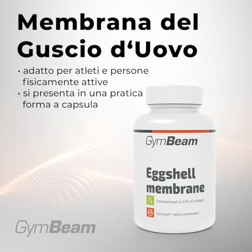 GymBeam Membrana Guscio Uovo Collagene 60 Capsule