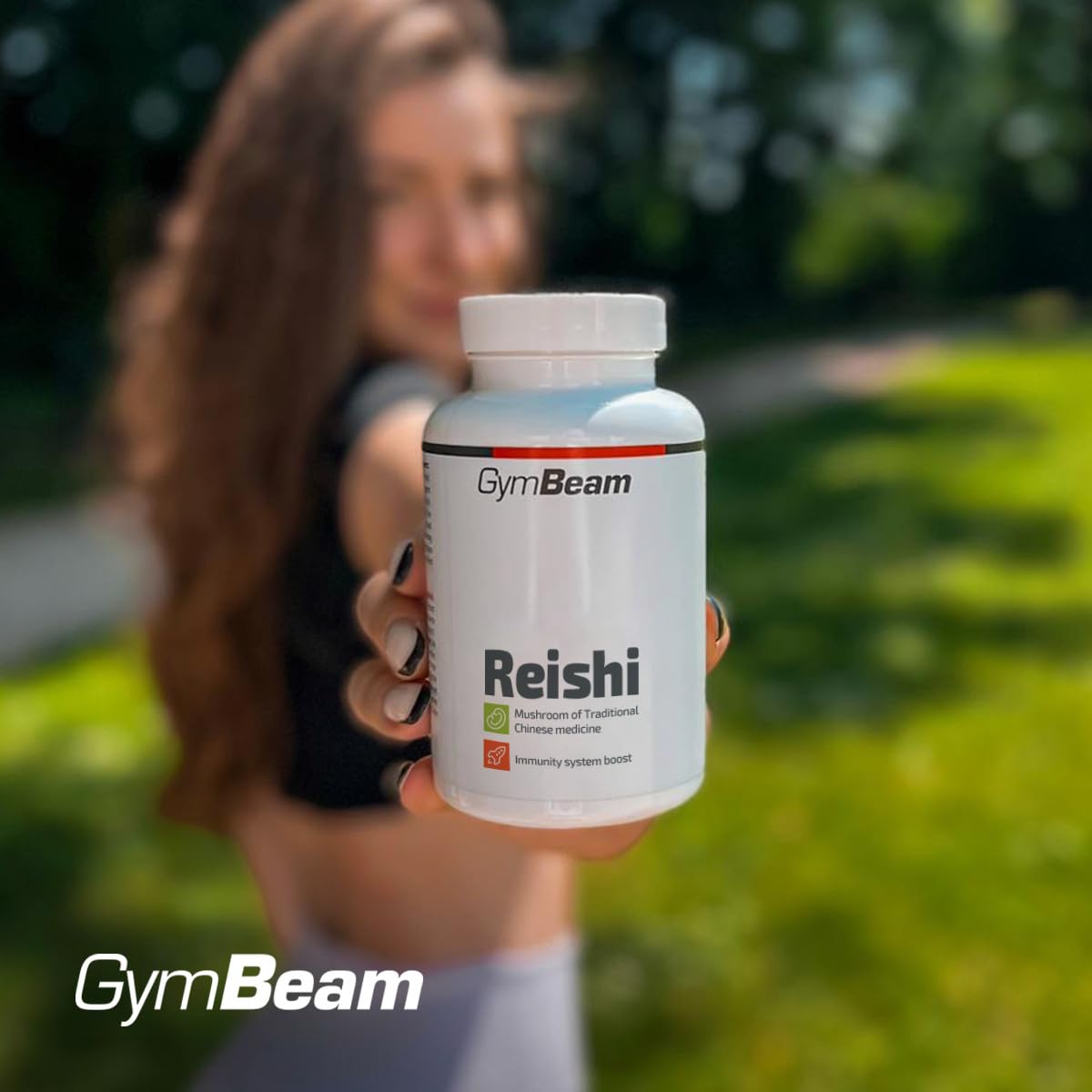 GymBeam Reishi integratore 90 capsule 1000 mg immunitario