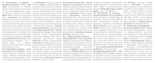 GymBeam Magnesio Glicerofosfato Capsule Alta Biodisponibilità