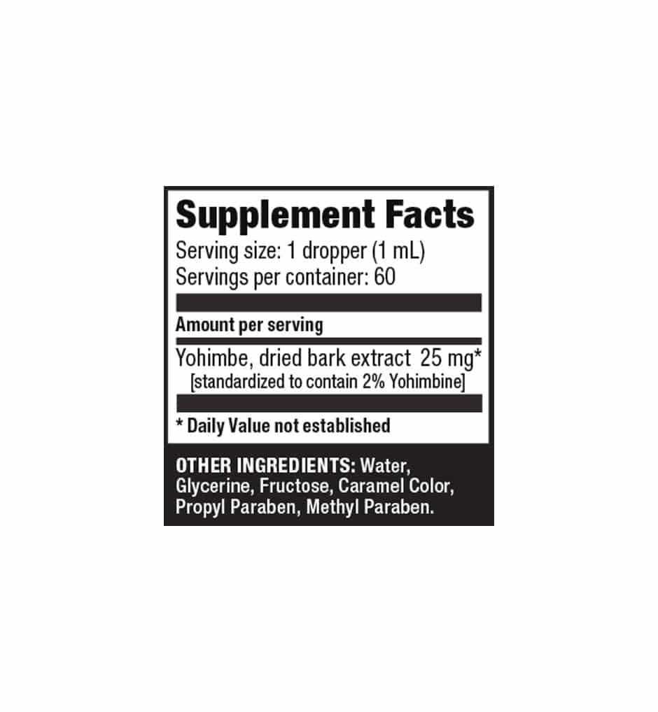 Ultimate Nutrition Weight Loss Yohimbe Bark estratto liquido gocce