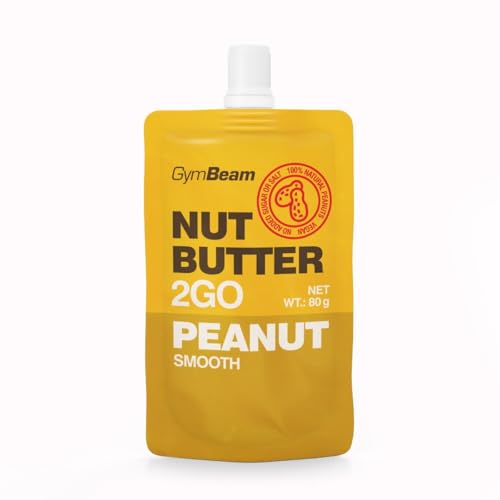 GymBeam Nut Butter 2GO Burro di Arachidi 15x80g Proteico