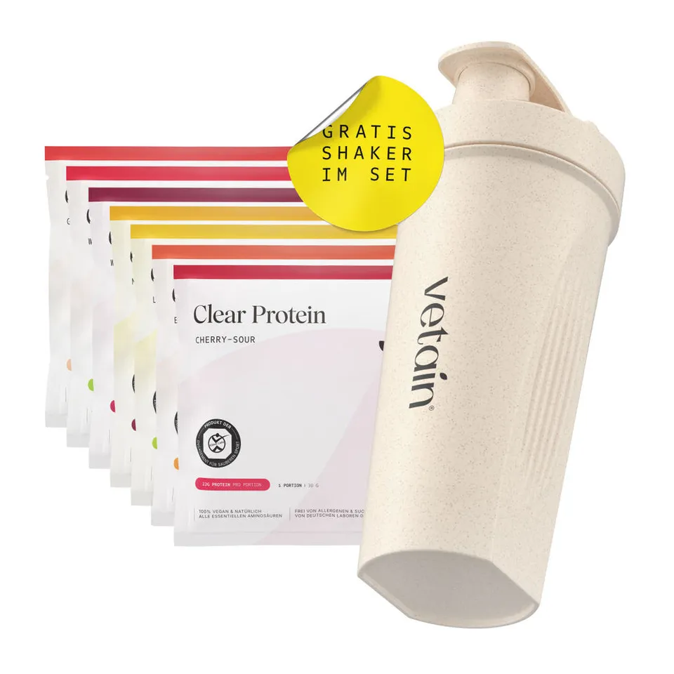 Vetain Proben Clear Protein trial pack 5x30g + shaker