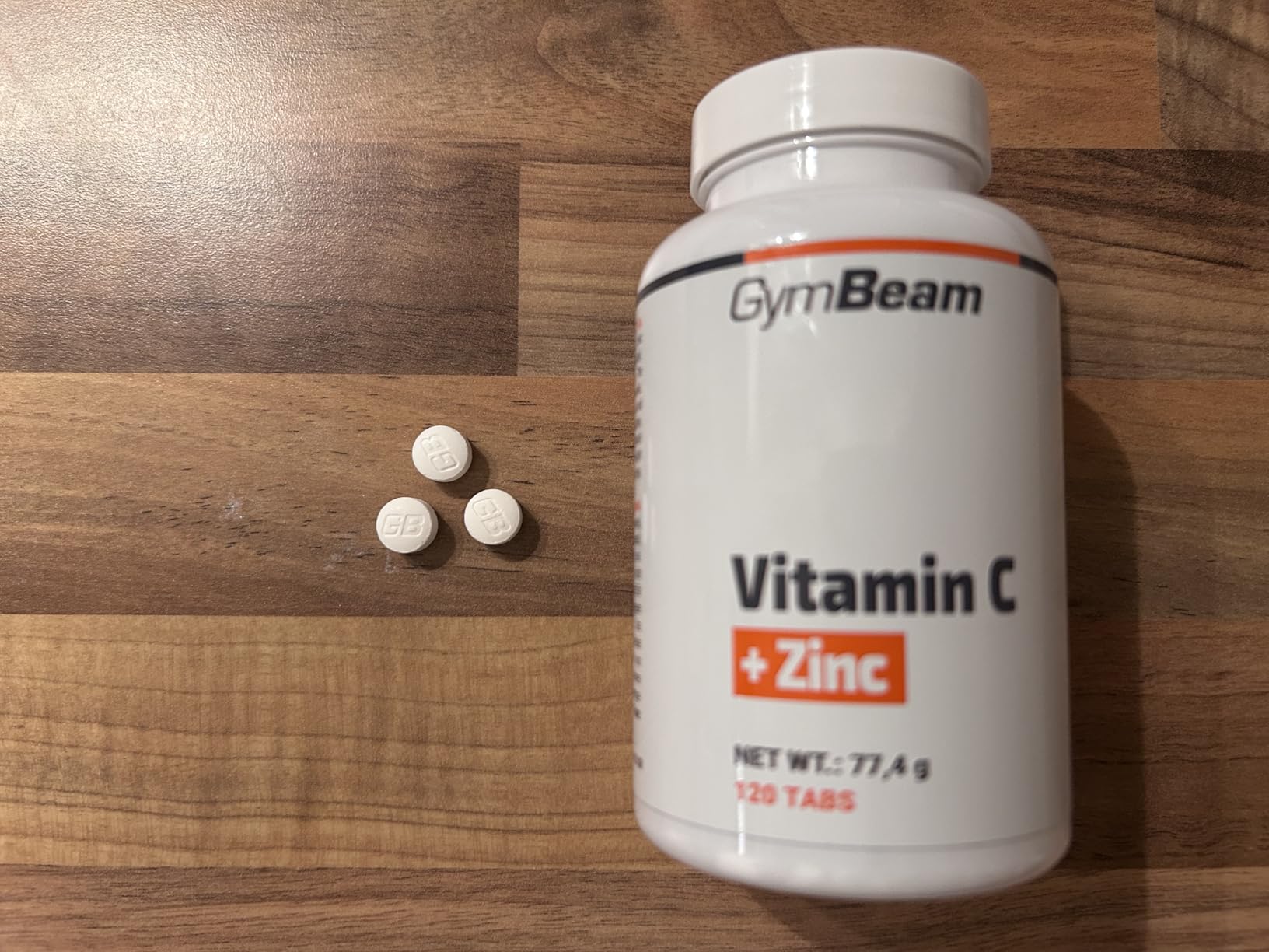 GymBeam Vitamina C + Zinco 120 Compresse Antiossidante