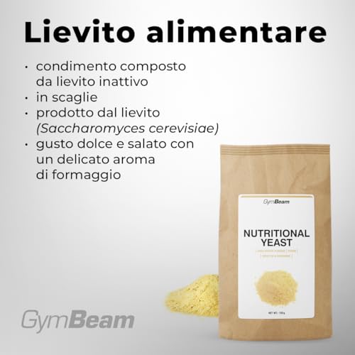 GymBeam Alimentazione Lievito Alimentare Condimento 150 g Parmigiano Vegano