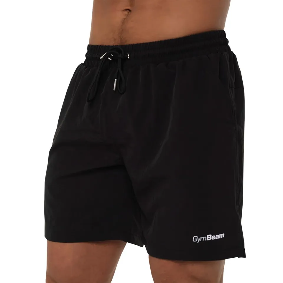 GymBeam Costume da Bagno Uomo Black boxer mare nero
