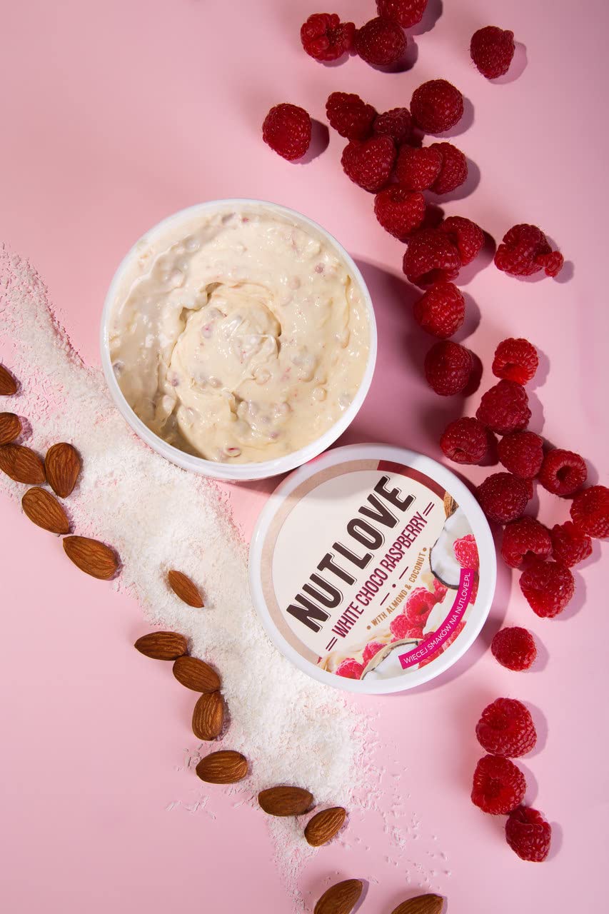 AllNutrition Nutlove White Choco Raspberry crema 500g light