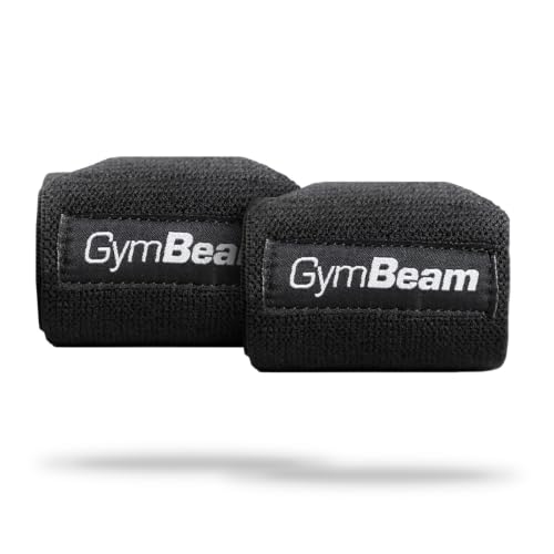 GymBeam Wrist Wrap Press Fasce Polsi Nero