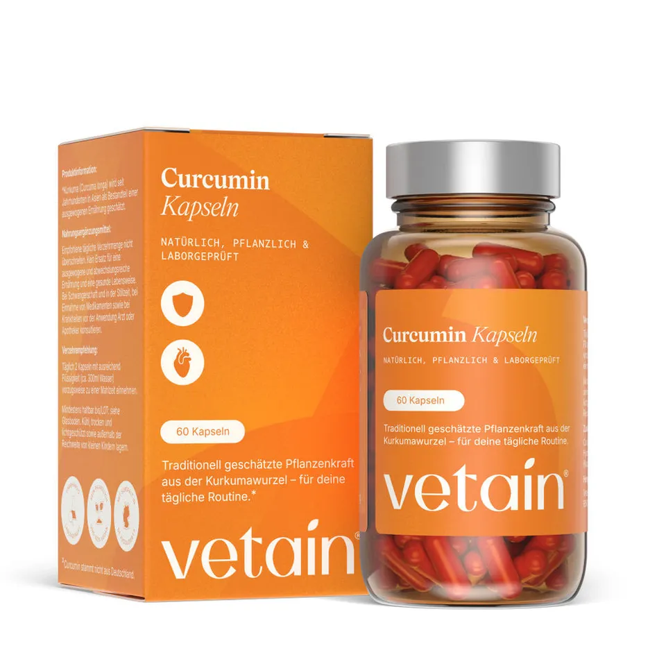 Vetain Turmeric Curcumina Liquida Integratore 60 Capsule Articolazioni