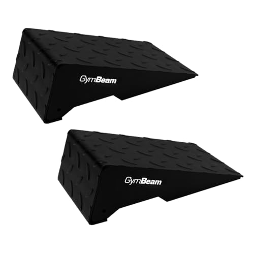 GymBeam Blocchi Squat 20° Acciaio 250kg Antiscivolo 2pz