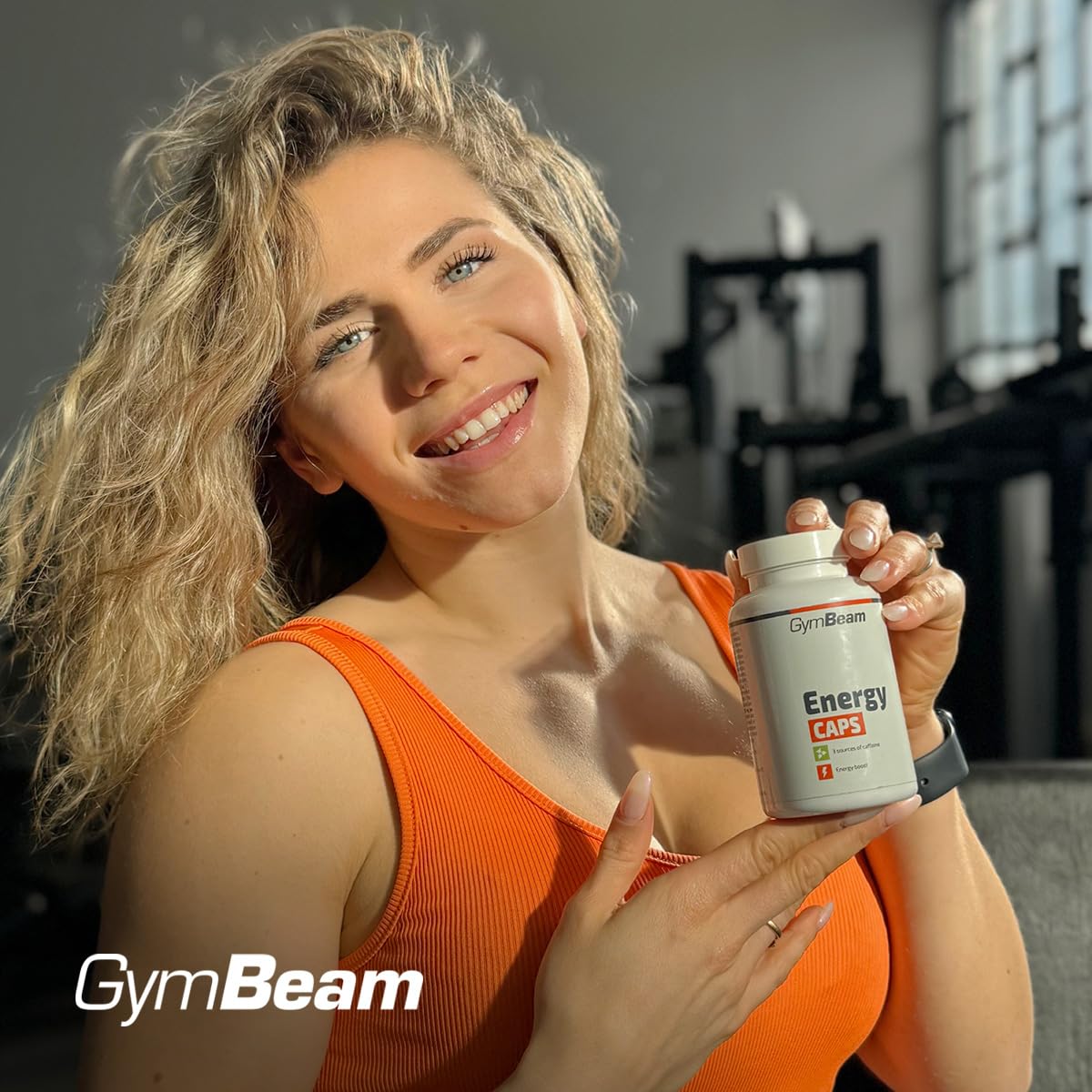 GymBeam Energy CAPS Capsule Caffeina Guaranà 60 Capsule