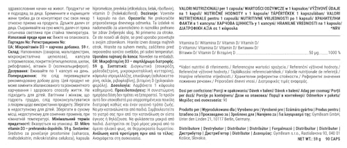 GymBeam Vitamine Micro D3 2000 UI capsule rilascio graduale