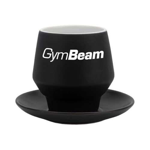 GymBeam Tazza Ceramica 190 ml con Piattino Opaca