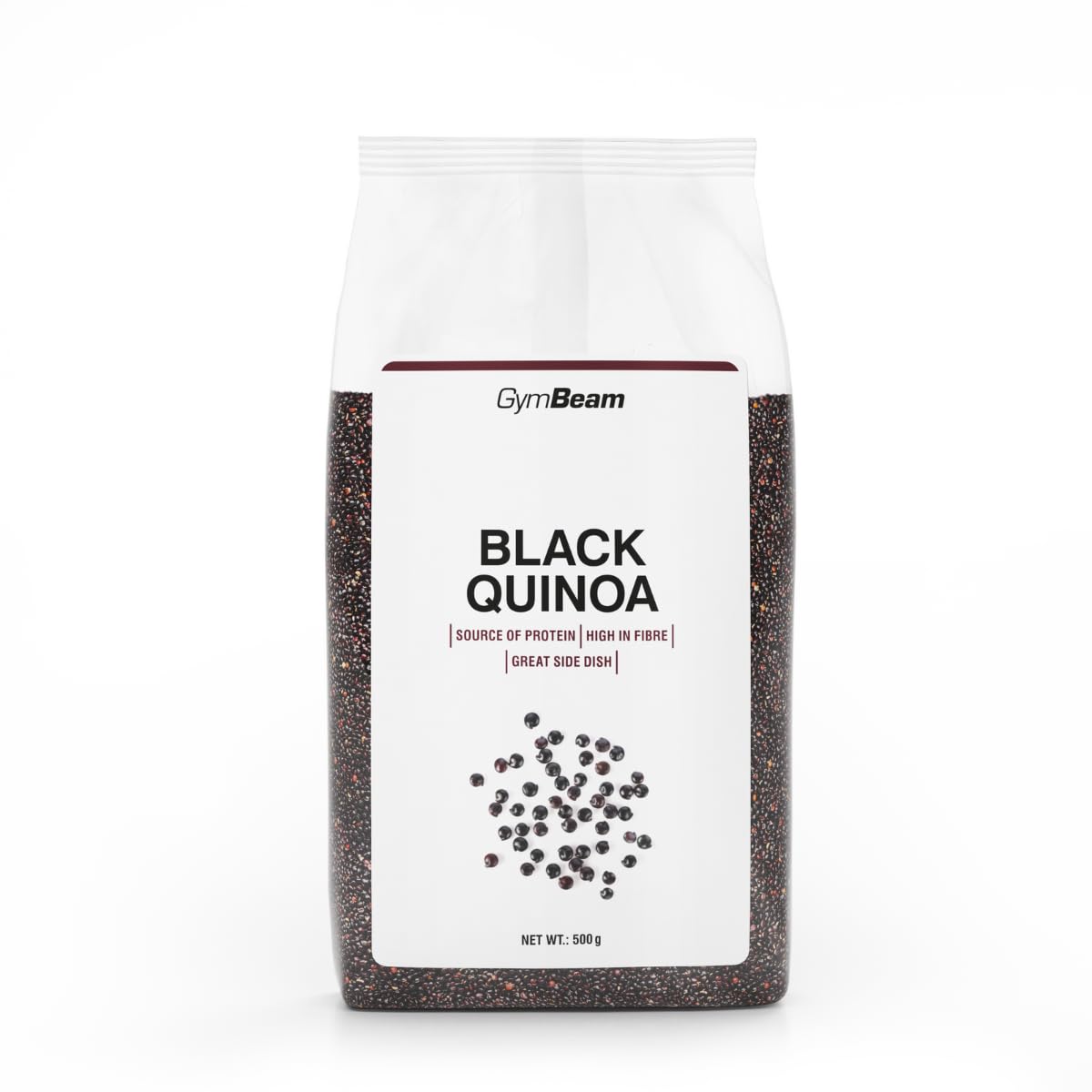 GymBeam Quinoa Nera Bio 500 g senza glutine fibre