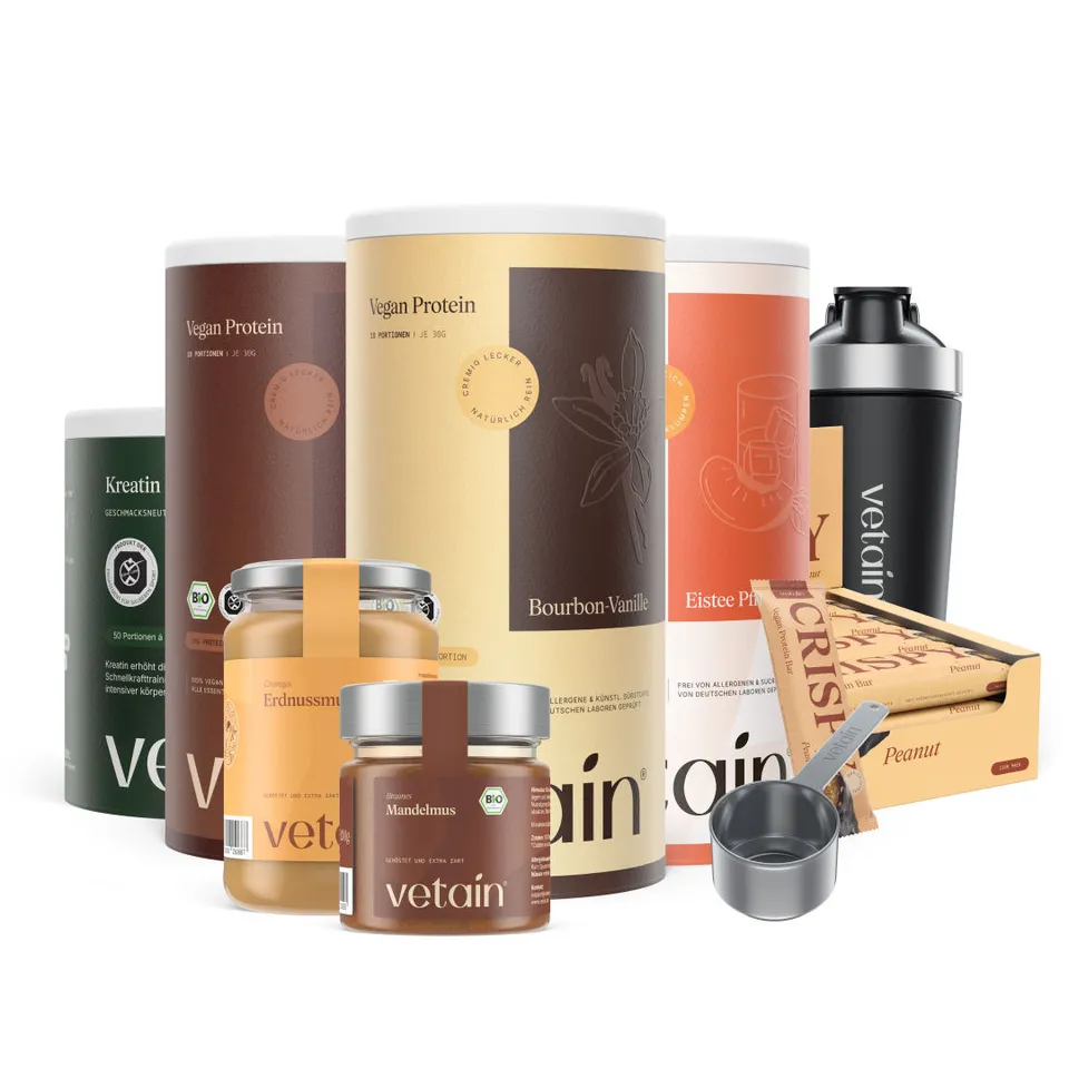 Vetain Bundles Ultimate Experience Box vegana completa shaker