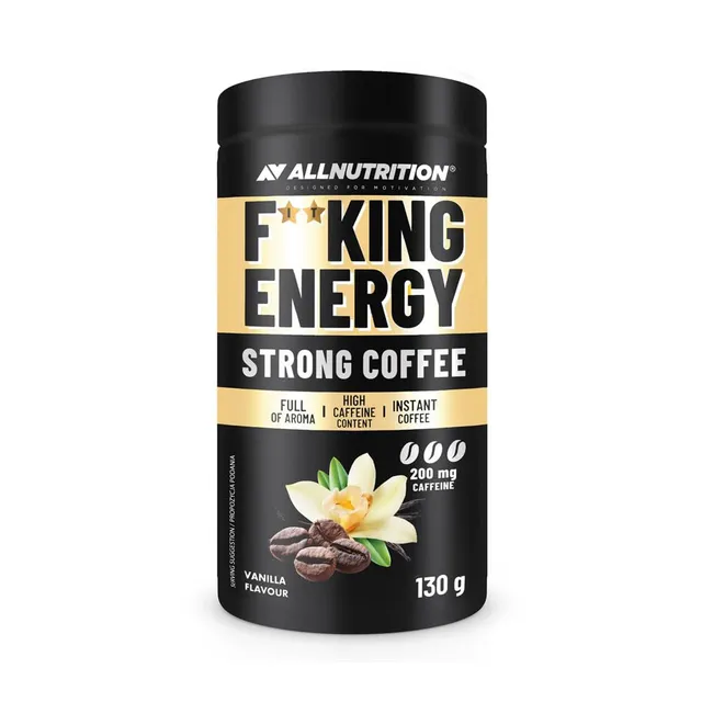 AllNutrition FitKing Strong Caffè Istantaneo Vaniglia 130 g