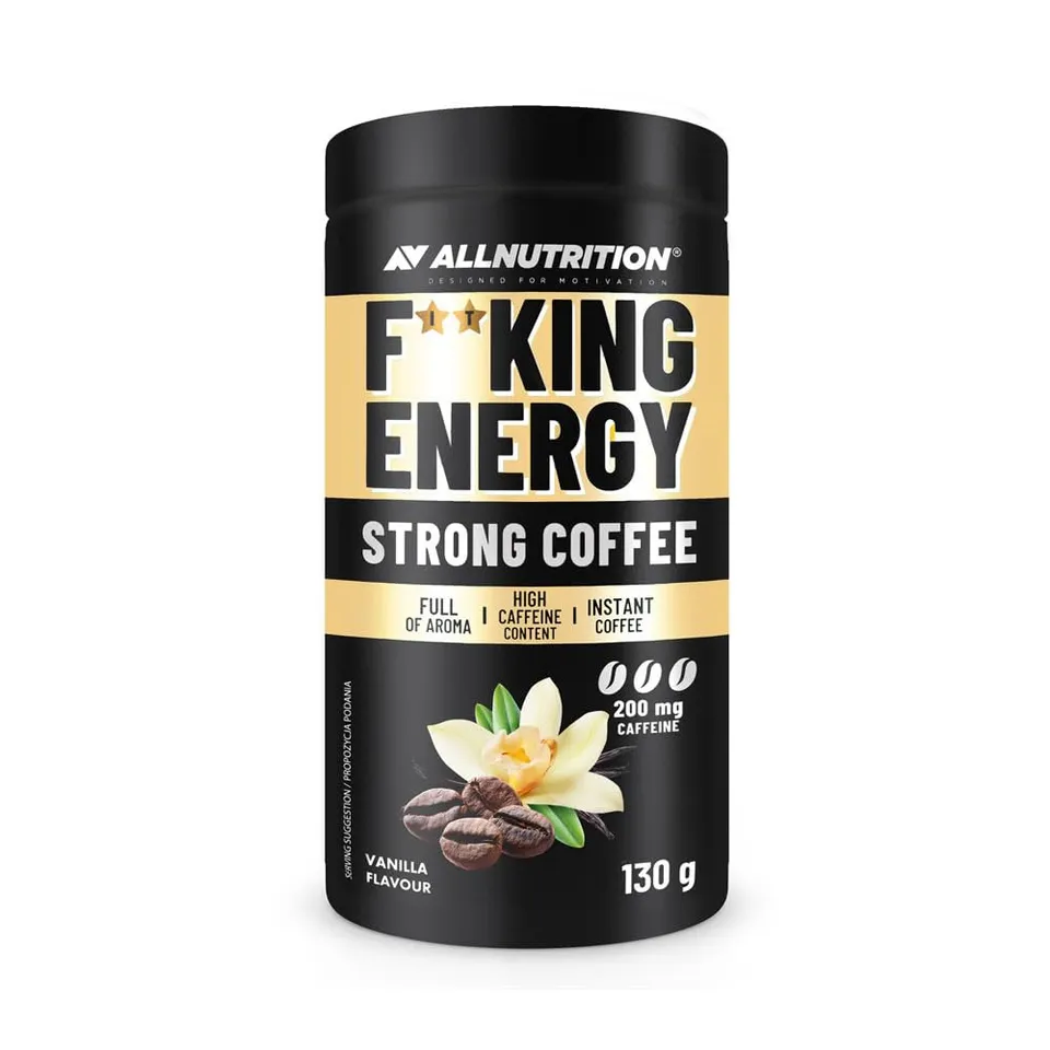 AllNutrition FitKing Strong Caffè Istantaneo Vaniglia 130 g