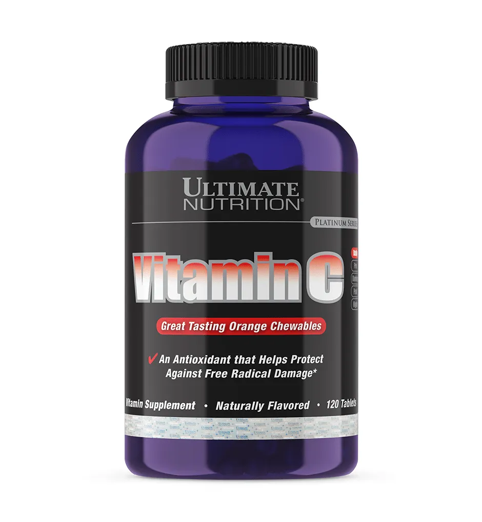 Ultimate Nutrition Health & Wellness Vitamina C Masticabile Antiossidante