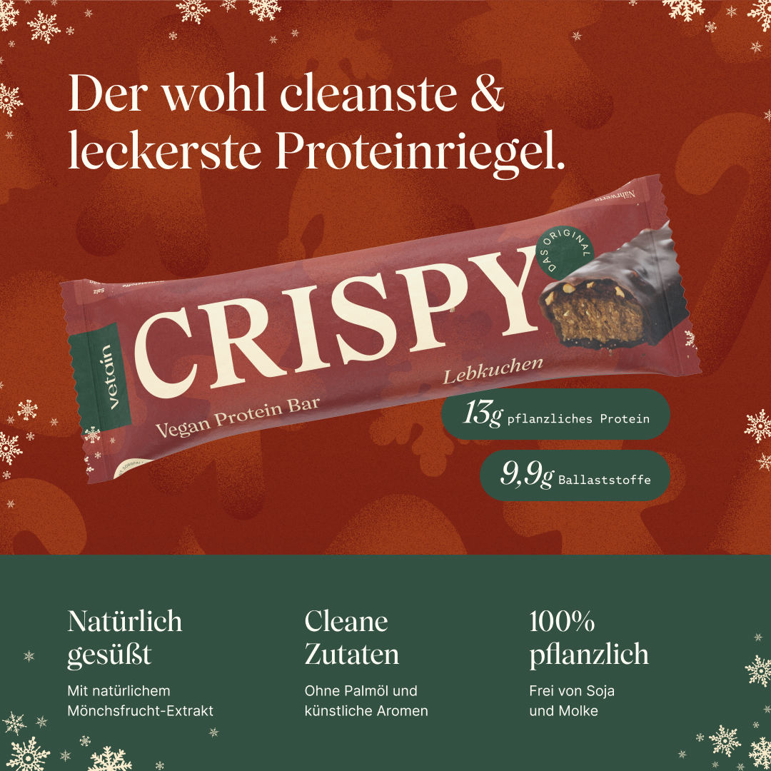 Vetain Crispy Barretta Proteica Vegana Pan di Zenzero