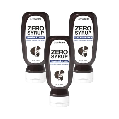 GymBeam Sciroppo ZERO Cookies Cream 320 ml Senza Zucchero
