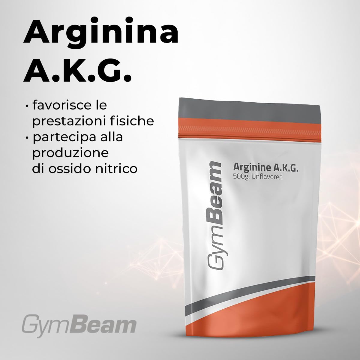 GymBeam Arginina AKG polvere 500 g neutra ossido nitrico