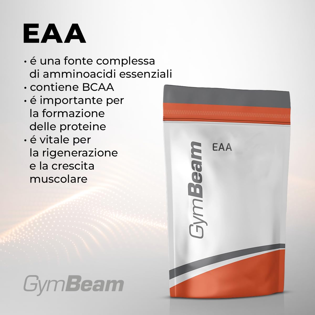 GymBeam EAA Amminoacidi Essenziali Polvere 500 g Limone Lime