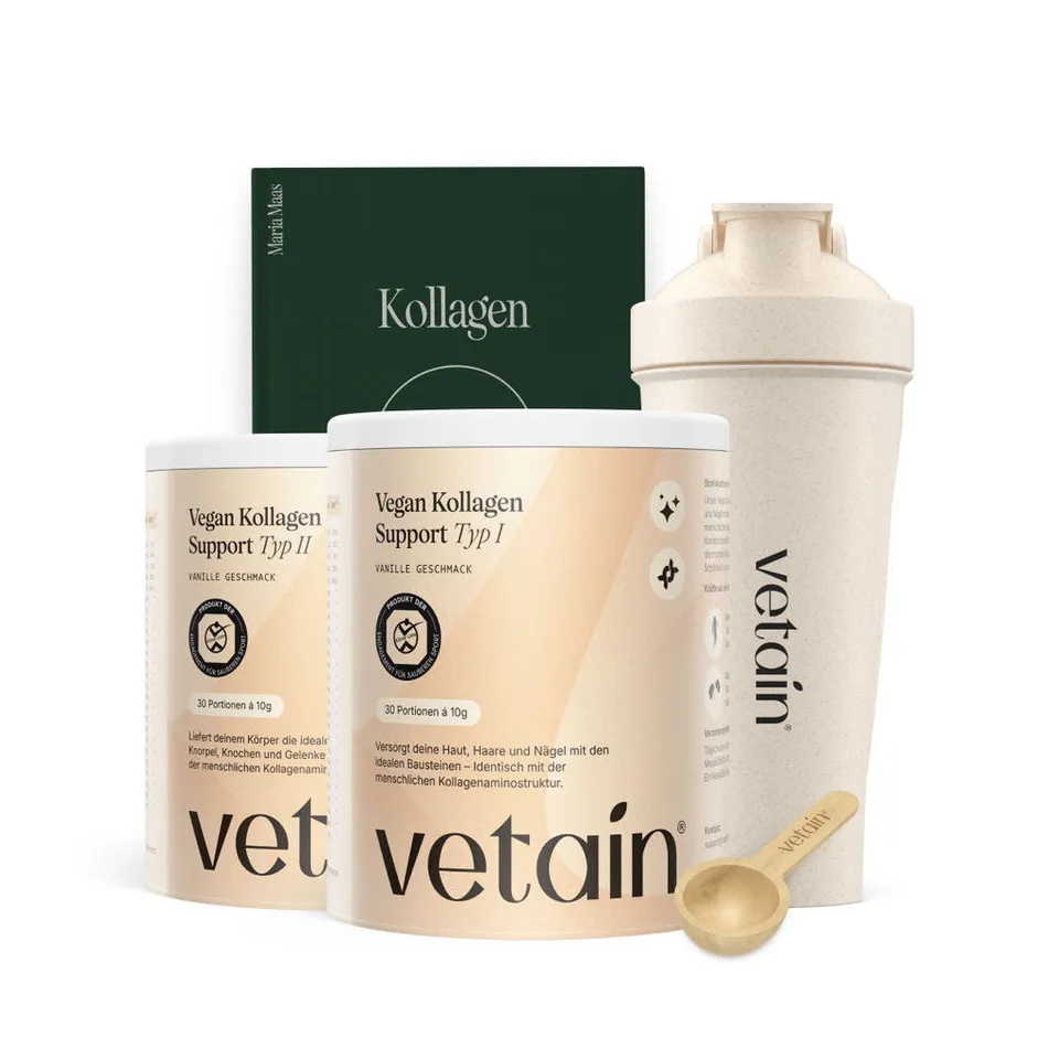 Vetain Bundles Collagene Tipo 1 e 2 Bundle Vegano con Shaker