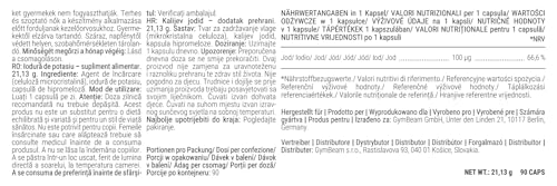 GymBeam Minerali Ioduro di Potassio Integratore 90 cps Tiroide