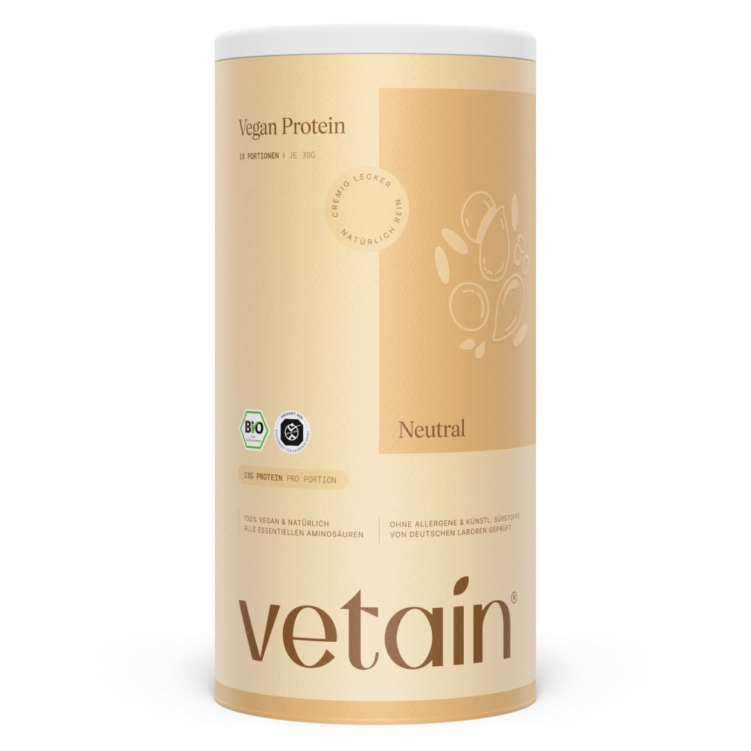 Vetain Vegan Protein Neutro 540g Bio in Polvere