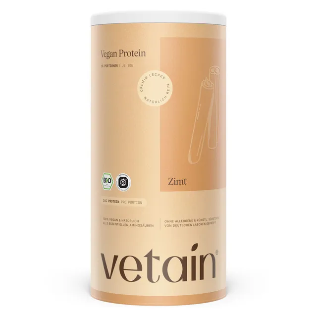 Vetain Veganes Proteinpulver Vegan Protein Cannella proteine vegane 540g bio