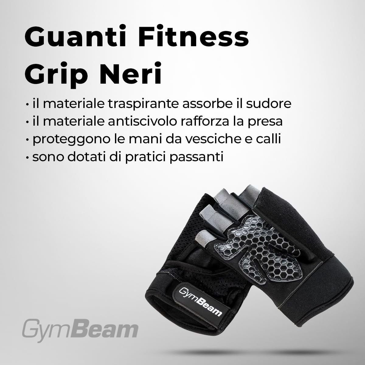 GymBeam Guanti Palestra antiscivolo traspiranti protezione mani