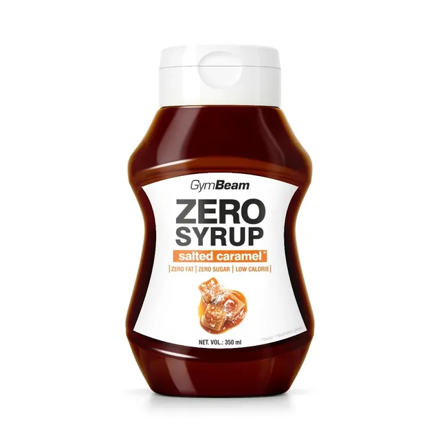 GymBeam Alimentazione Sciroppo ZERO dolcificante 350 ml salted caramel