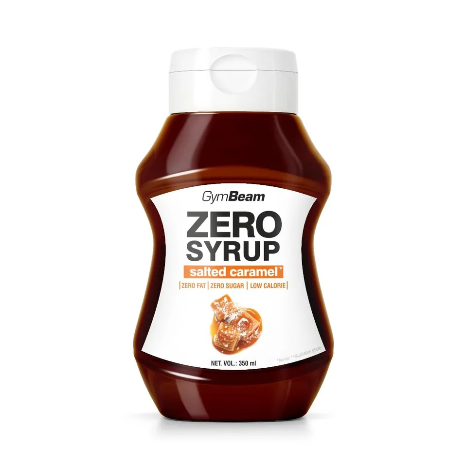GymBeam Alimentazione Sciroppo ZERO dolcificante 350 ml salted caramel