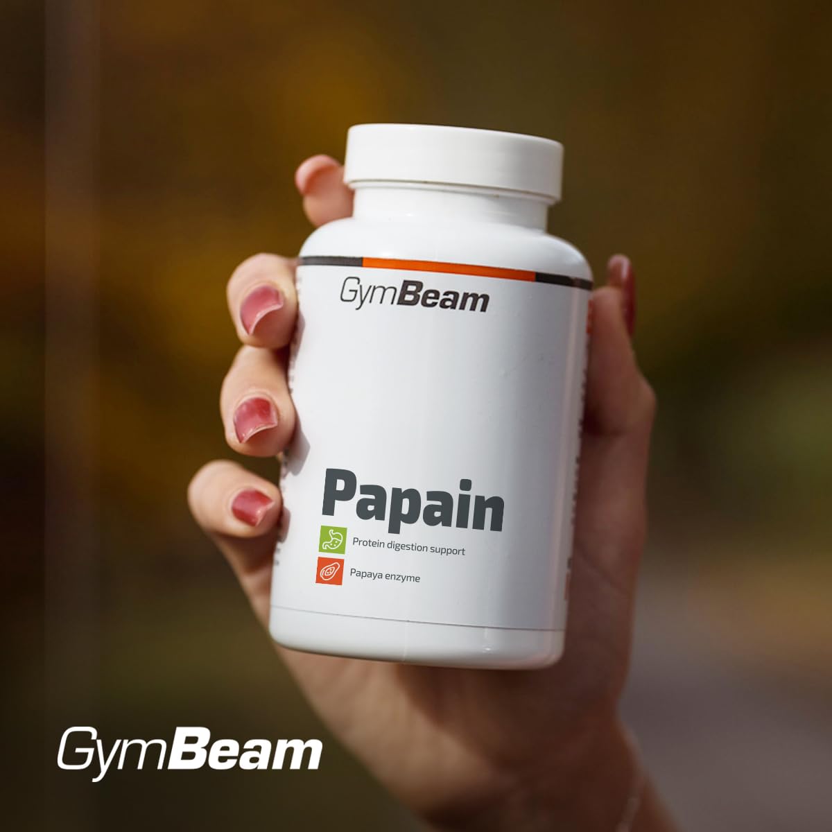 GymBeam Papaina 90 capsule vegane 200mg digestione