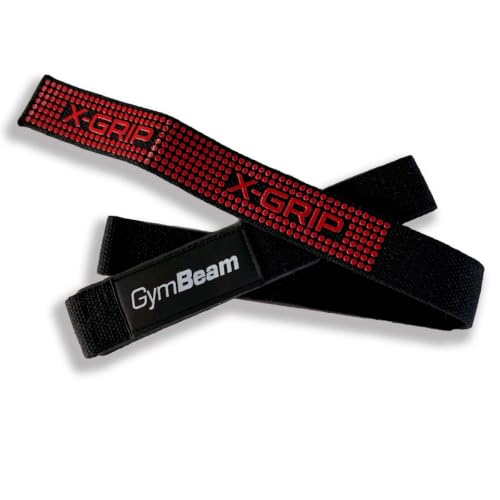 GymBeam X-Grip Cinghie Sollevamento Straps 60x4 cm