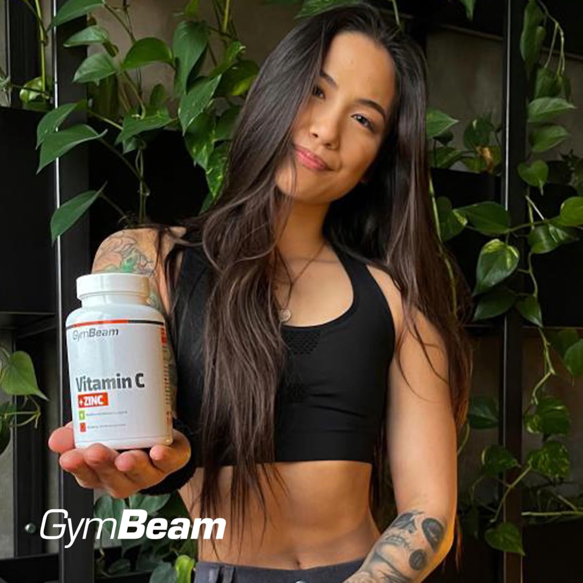 GymBeam Vitamina C + Zinco 120 Compresse Antiossidante