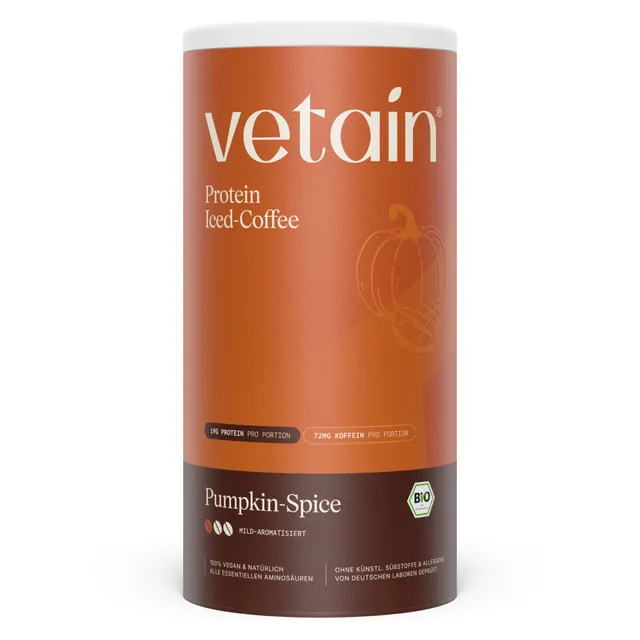 Vetain Protein Iced Coffee Pumpkin Spice polvere 540 g bio